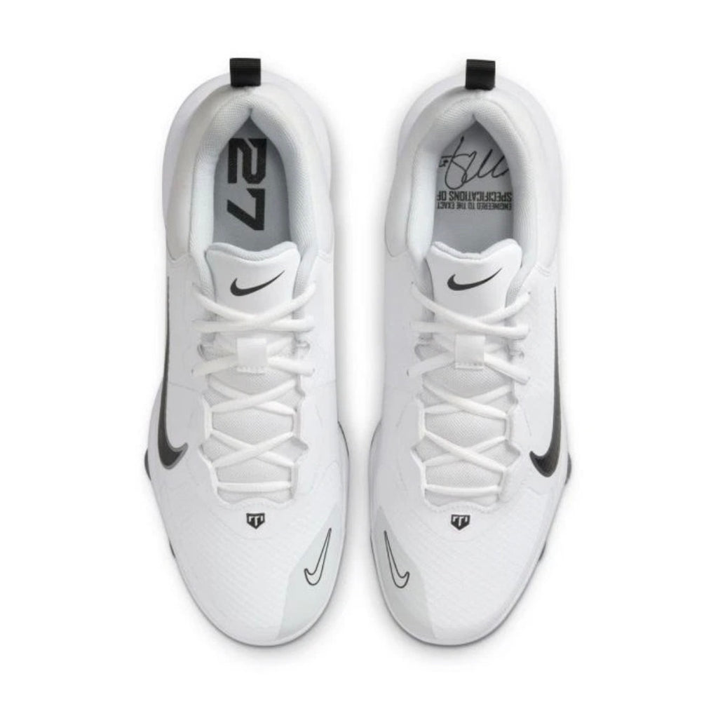 Nike Men's Force Trout 9 Pro Molded Baseball Cleats FZ0915-102 White Size 15 New