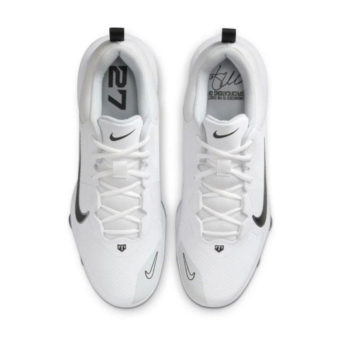 Nike Men's Force Trout 9 Pro Molded Baseball Cleats FZ0915-102 White Size 15 New