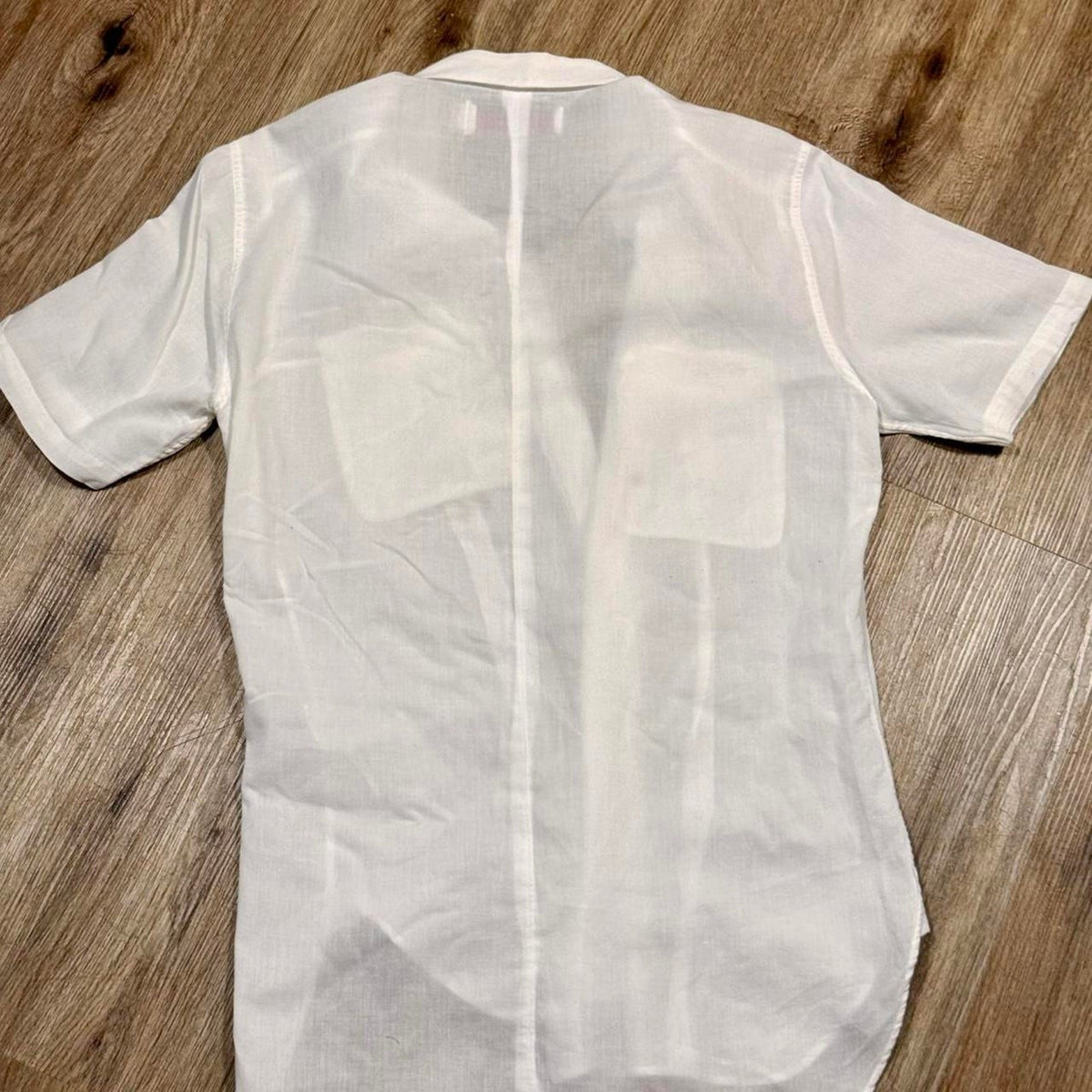 Vintage Shipley & Halmos White Button Down Shirt Small Designer Cotton
