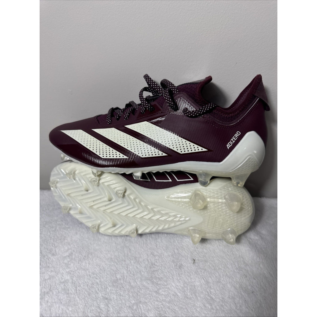 Adidas Adizero Electric.1 Football Cleats Men’s Sz 11.5 Maroon White NFL New