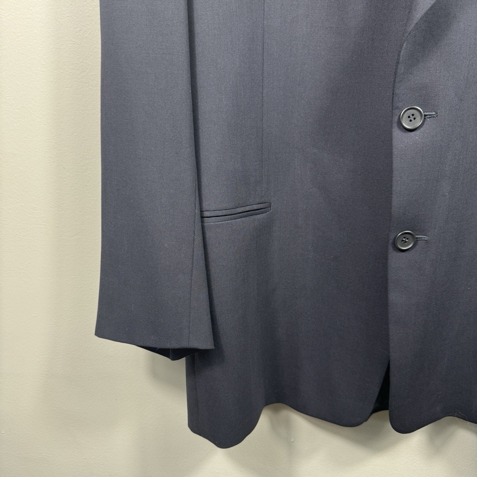Vtg Giorgio Armani Le Collezioni 44L Blazer Sport Coat 100% Virgin Wool Italy