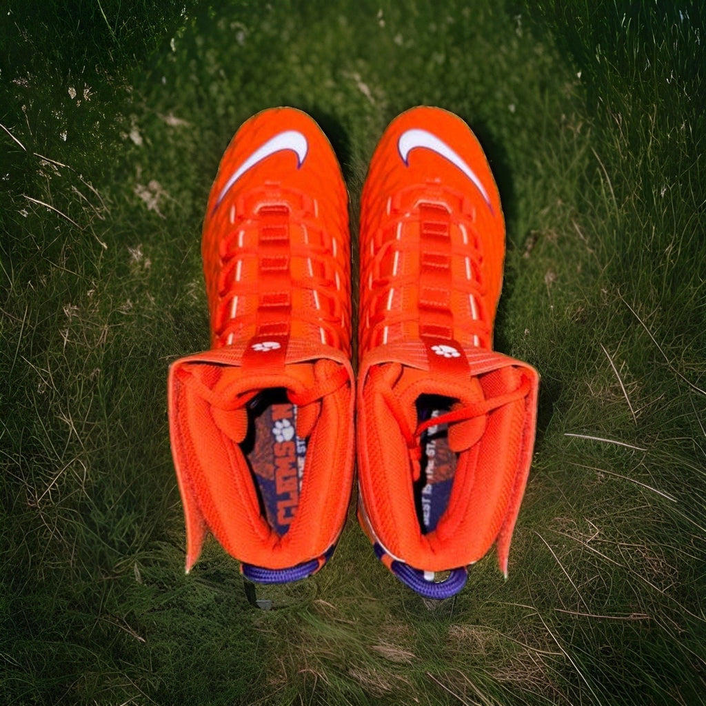 Nike Force Savage Pro 2 PE Clemson Orange Football Cleats CI9869-800 Size 18