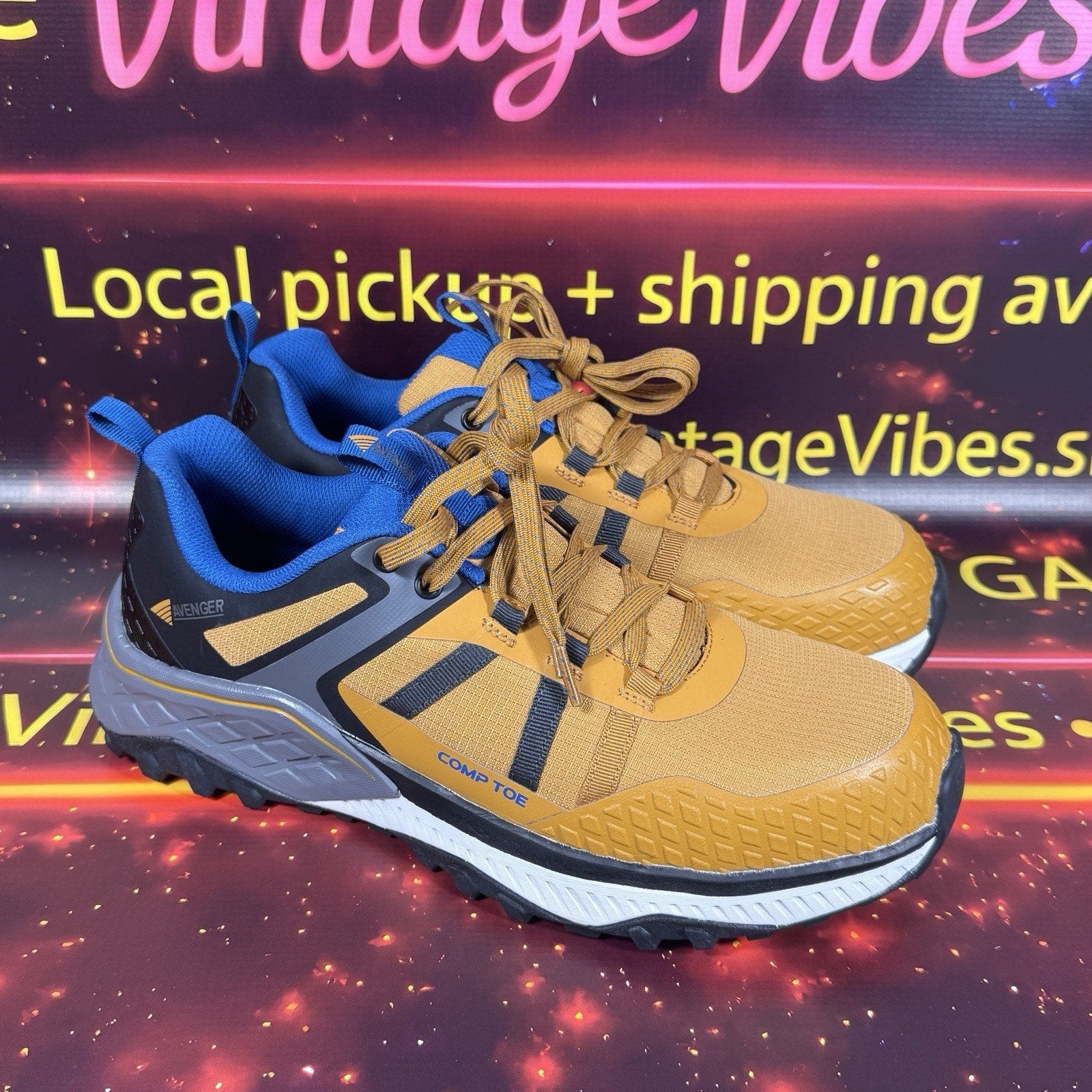 Avenger Aero Trail Men's Composite Toe Electrical Hazard Athletic Work Shoe 11