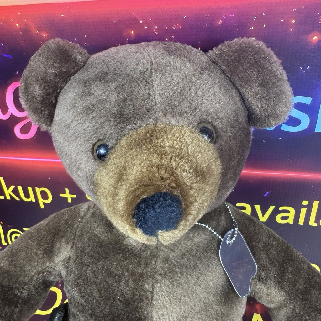 J.J. Wind Vintage 1986 US Army Bear Stuffed Plush Teddy 20" Tall