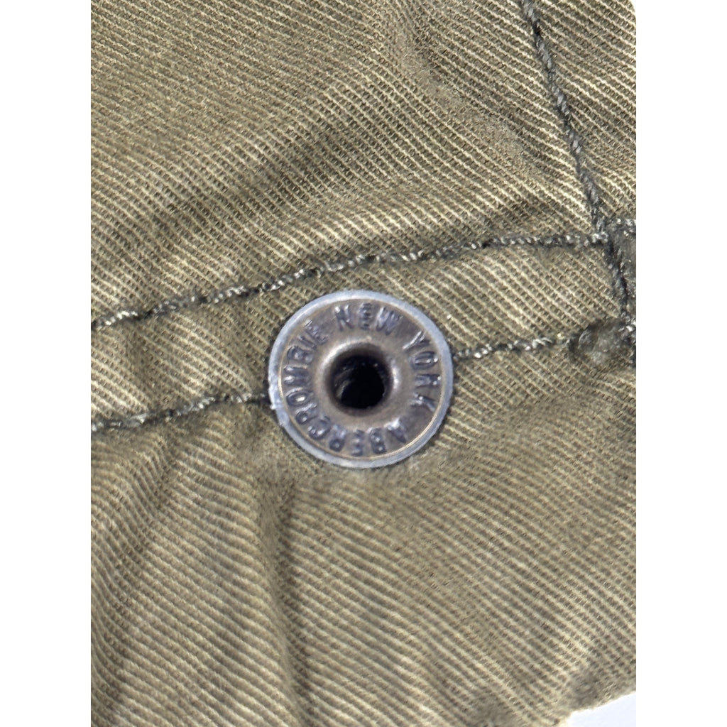 Abercrombie & Fitch Vintage Military Fishtail Parka Jacket Olive Green NWT Small