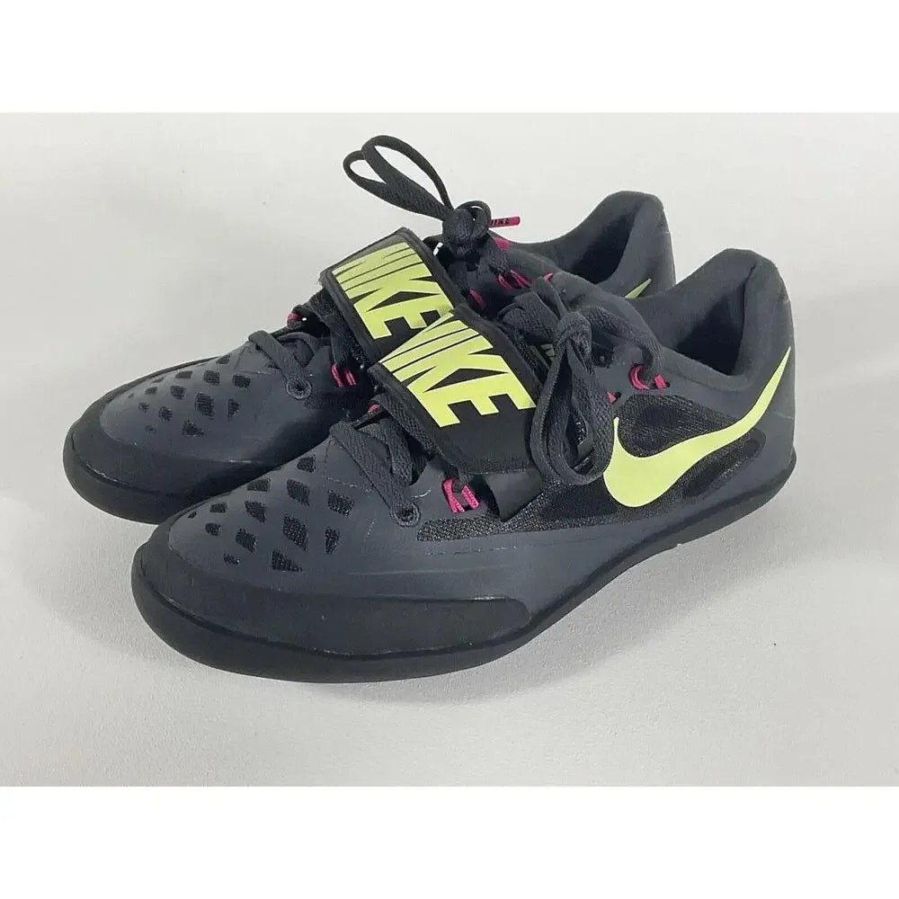 Nike Zoom LJ Elite Long Jump Track Spikes Black Volt Pink 685135-004 Men 5 W 6.5