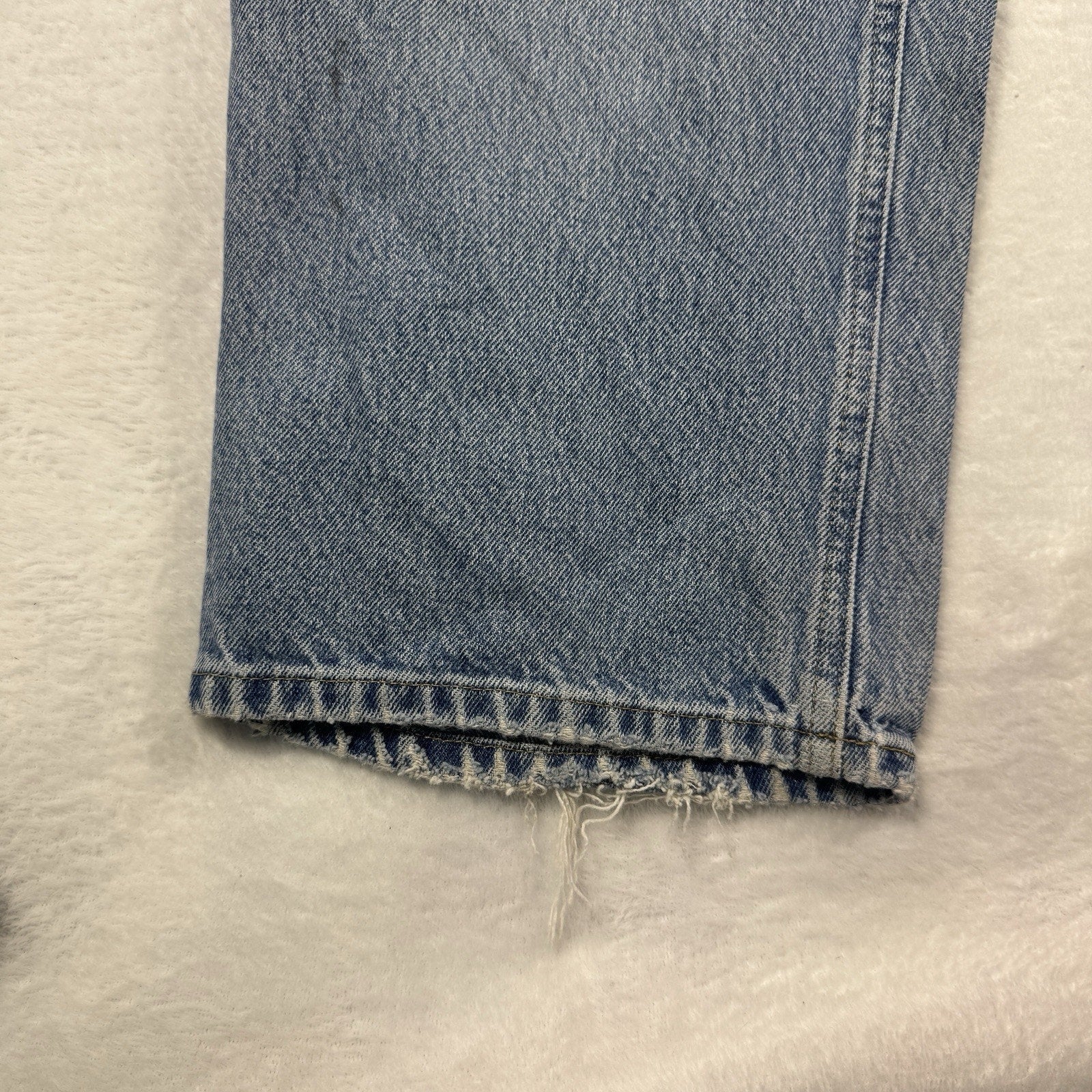 Carhartt B42 Relaxed Fit Jeans Mens 40x30 Distressed Workwear Denim Made Mexico