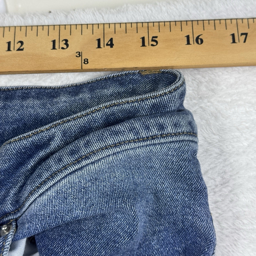 Rare Ghost Supply x Chaotix Studios 1 of 1 Reworked Alien Face Denim Jeans 32x27