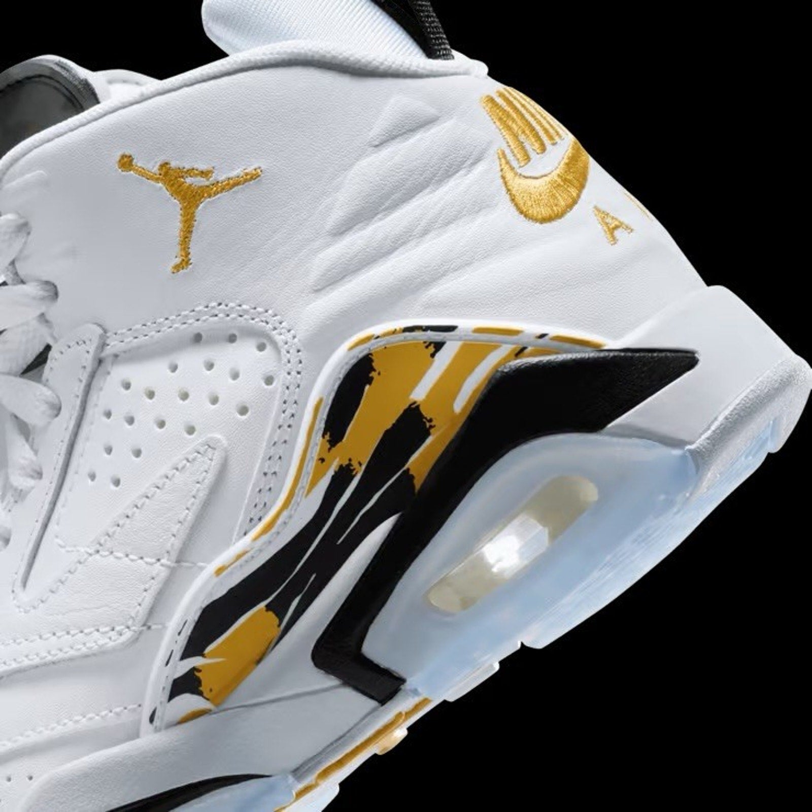 Nike Air Jordan Jumpman MVP White Yellow Ochre DZ4475-107 Women’s 8.5 - Youth 7Y