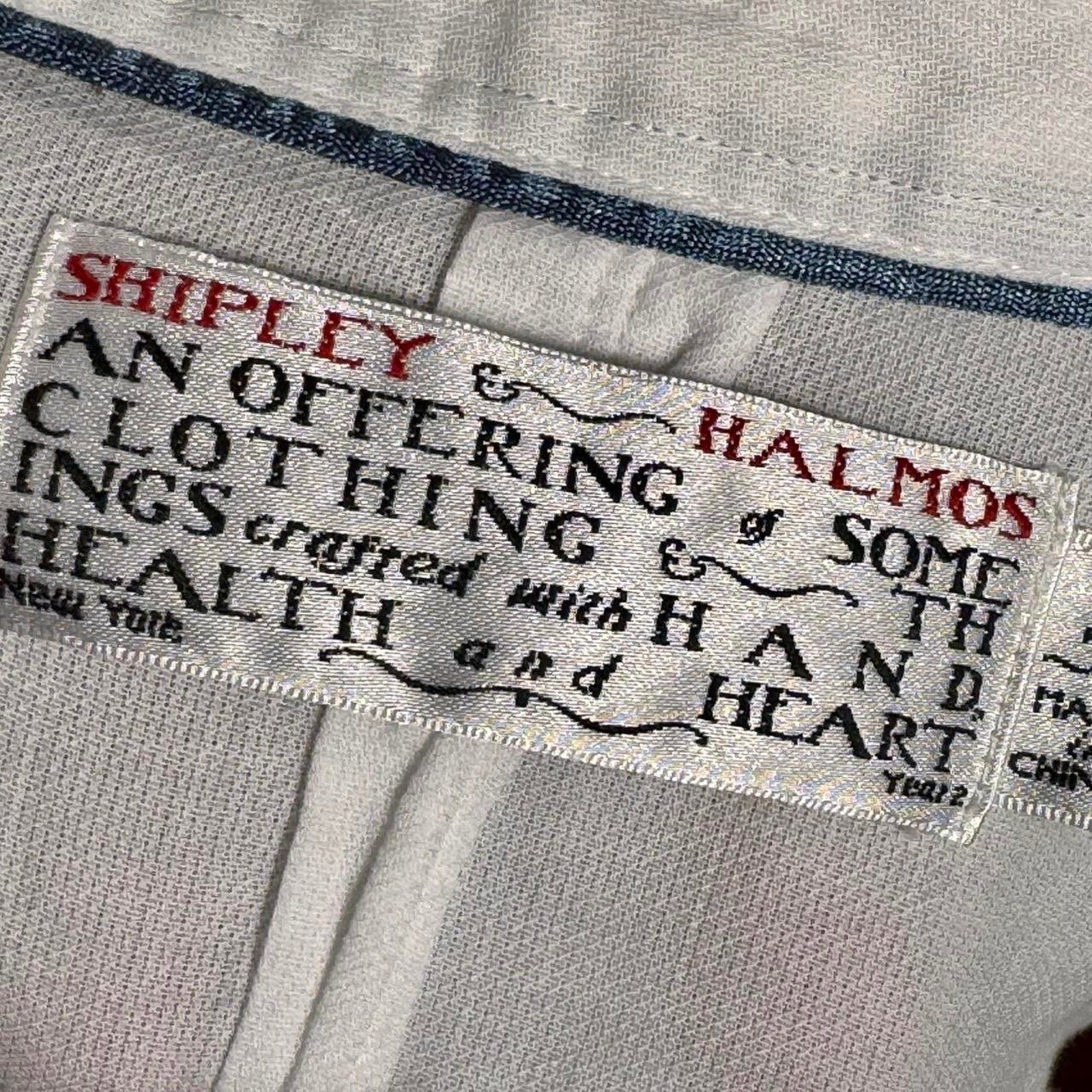 White shipley halmos short