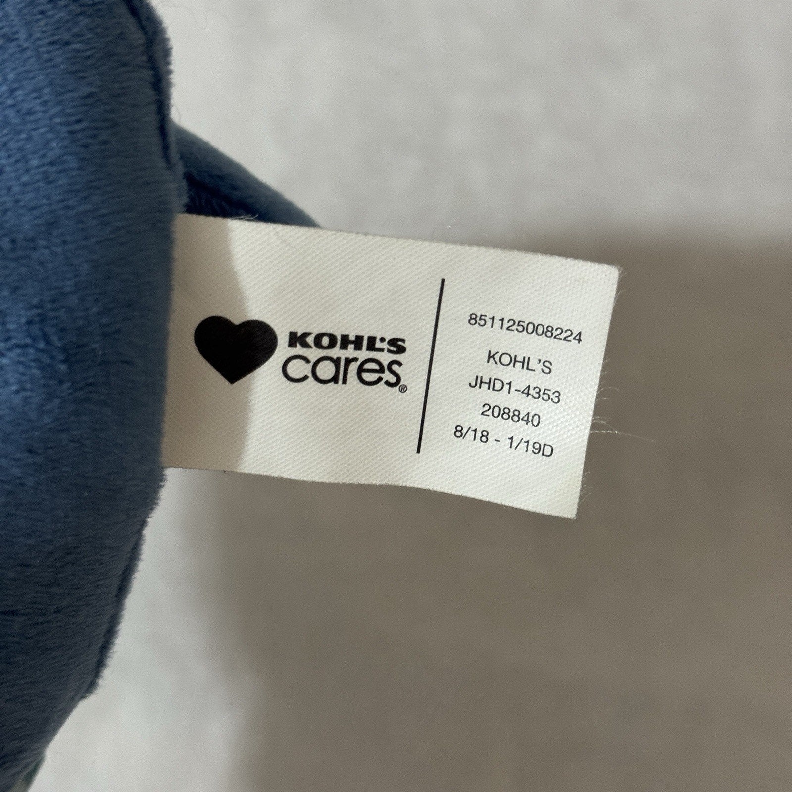 Kohls Cares Blue Whale Stuck Book by Oliver Jeffers Plush stuffed animal 2018