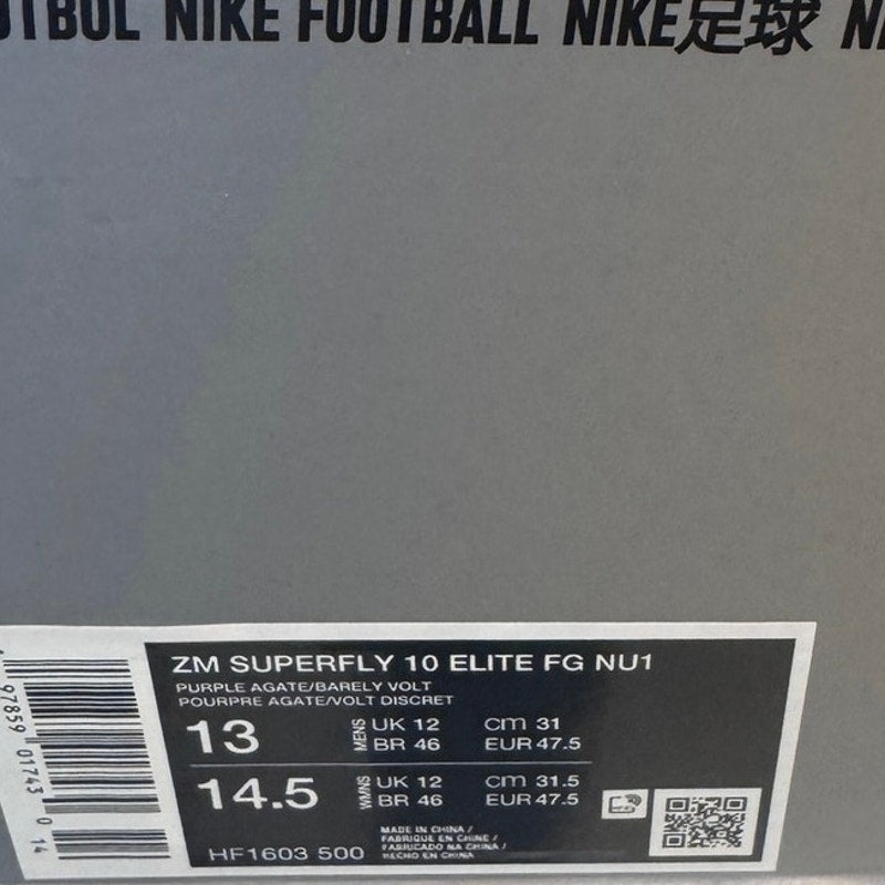 Nike Zoom Mercurial Superfly 10 Elite FG United Pack HF1603-500 Purple Agate 13