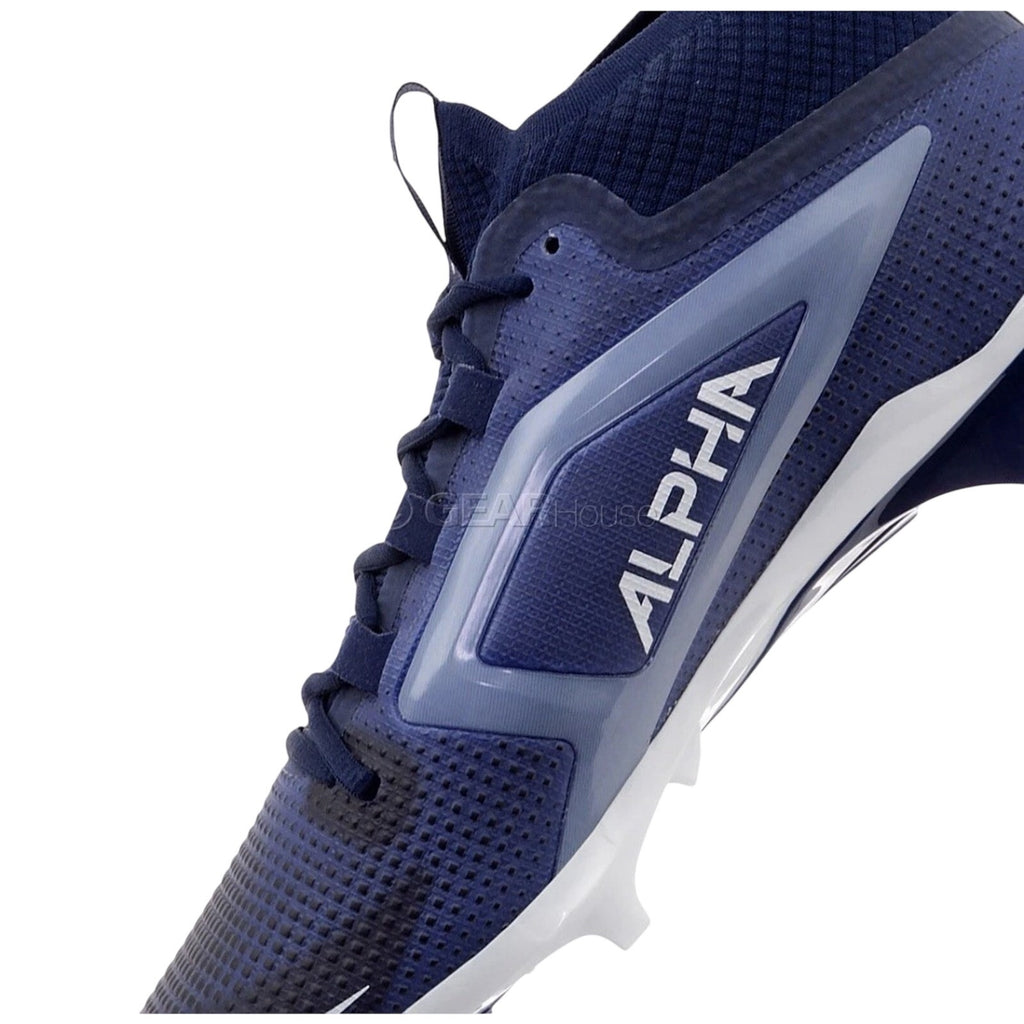Nike Alpha Menace 4 Pro Football Cleats College Navy Blue White Sz 14 IB2501-400