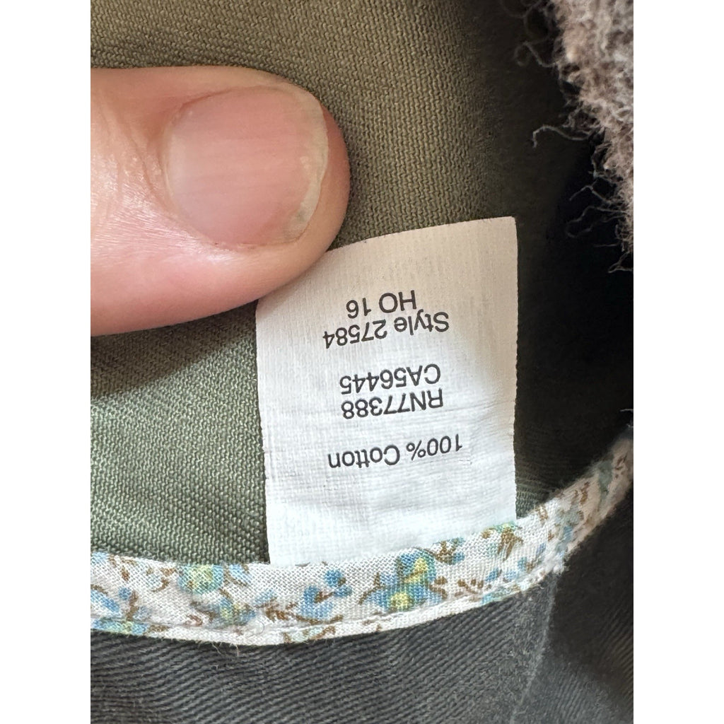 J. Crew Women's Downtown Field Jacket In Green Gold Size M Medium