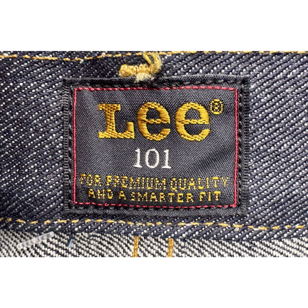 Lee 101Z Japanese Selvedge Denim Jeans Dry Indigo Made Italy 28x32 NWT