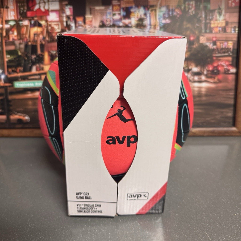 Wilson AVP GRX Grass Game Ball Volleyball Official Size New in Box Neon Pink