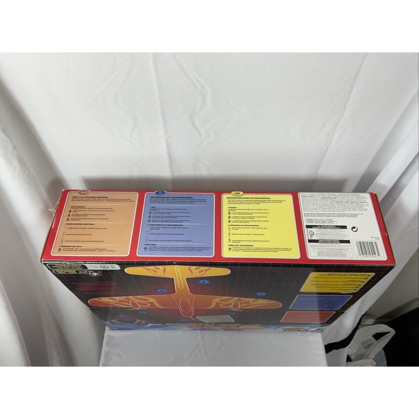 Mattel TYCO RC Remote Control Vintage Sky Scorcher Yellow/Red Aircraft Plane