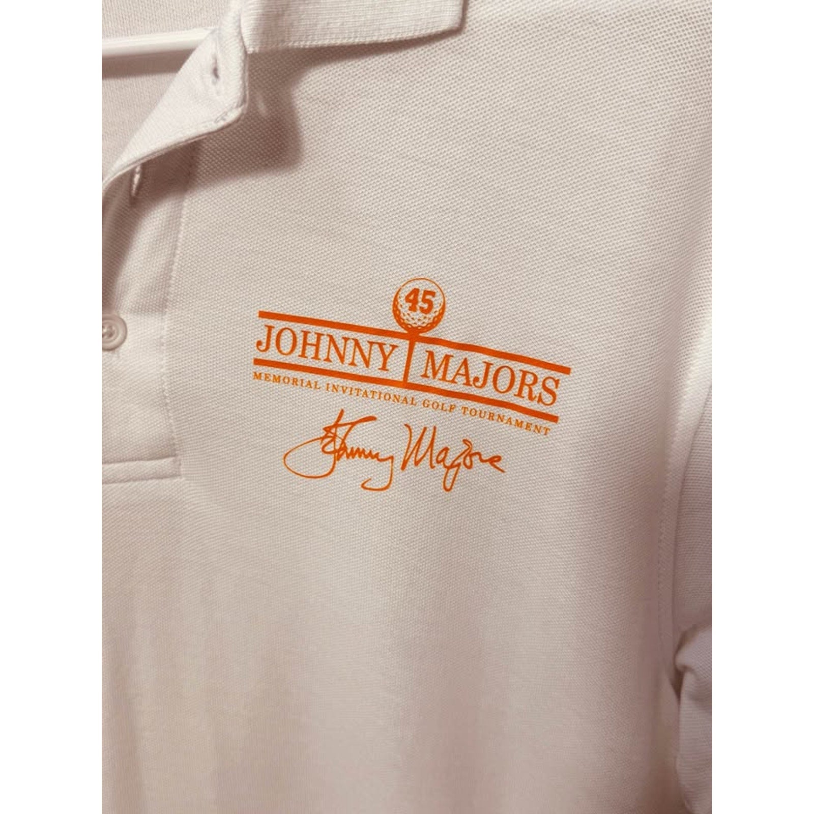 Vintage 1980s-1992 Johnny Majors Memorial Invitational Golf Tournament University of Tennessee Polo