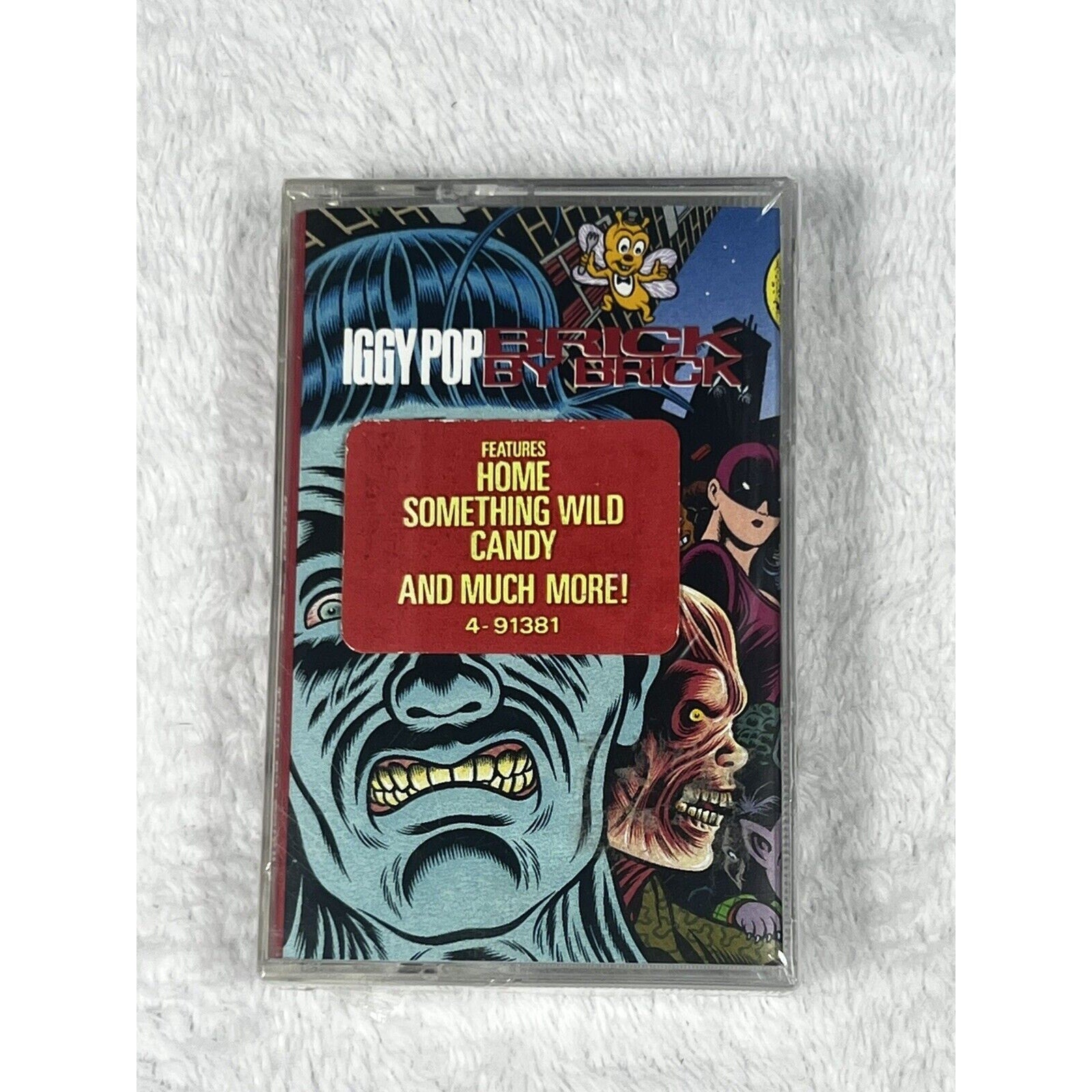Iggy Pop Brick By Brick Cassette Tape 1990 Virgin USA Sealed New