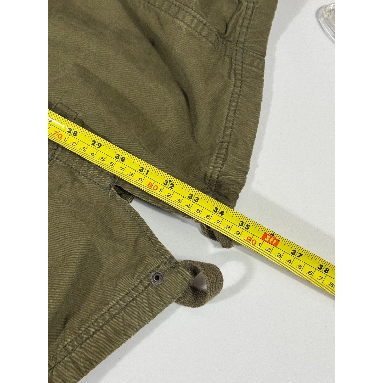 Abercrombie & Fitch Vintage Military Fishtail Parka Jacket Olive Green NWT Small