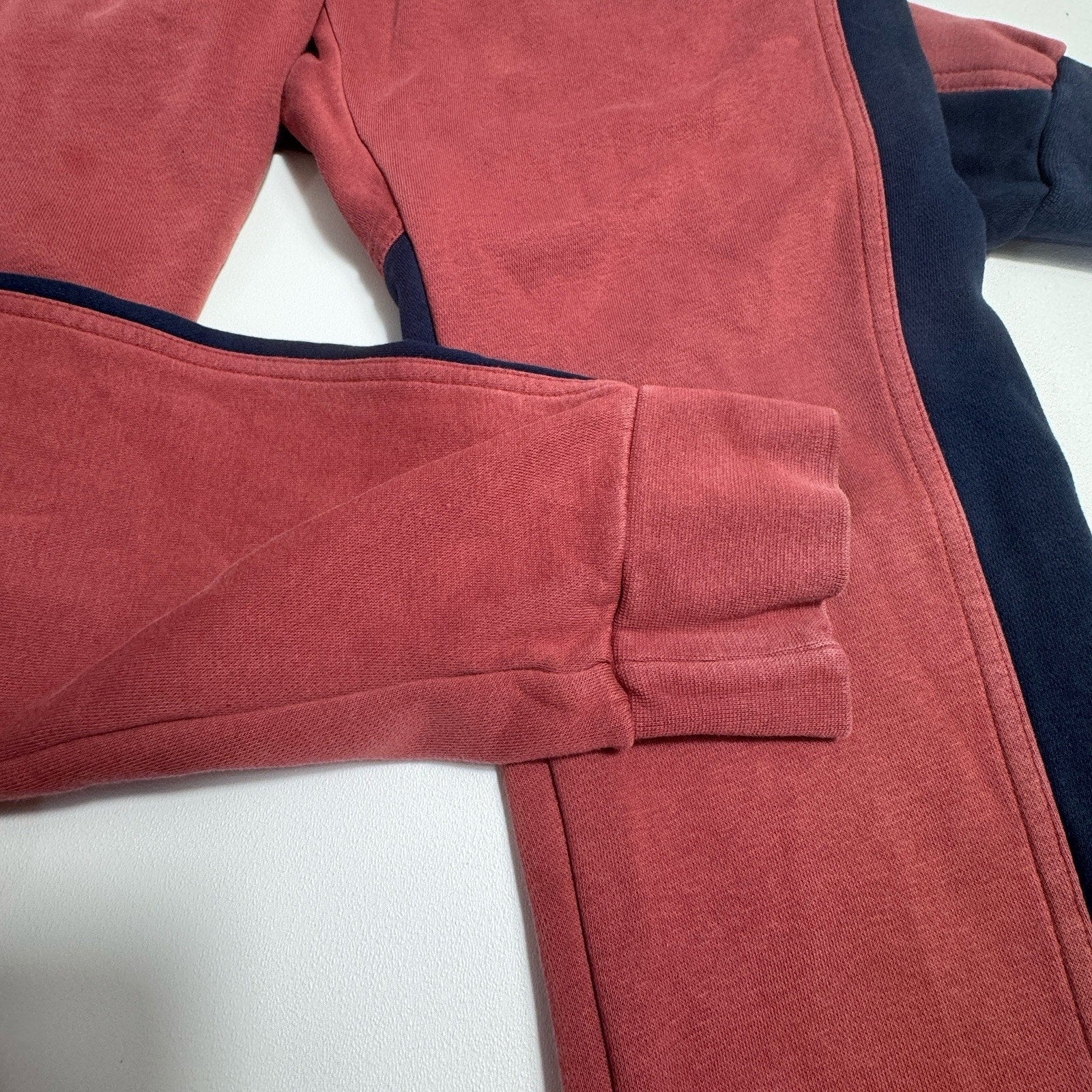 Nike Air Matching Hoodie Jogger Set Small Red Navy DR8948-661 Sportswear