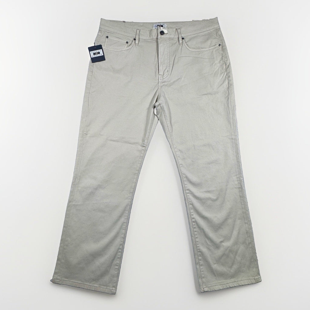 Joseph Abboud Classic Fit Sateen Pants Men’s 40 x 30 Cotton Stretch Stone Beige