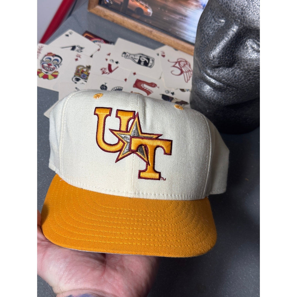 Vintage University of Tennessee Vols New Era 5950 Fitted Hat 7 3/8 Wool NCAA Cap