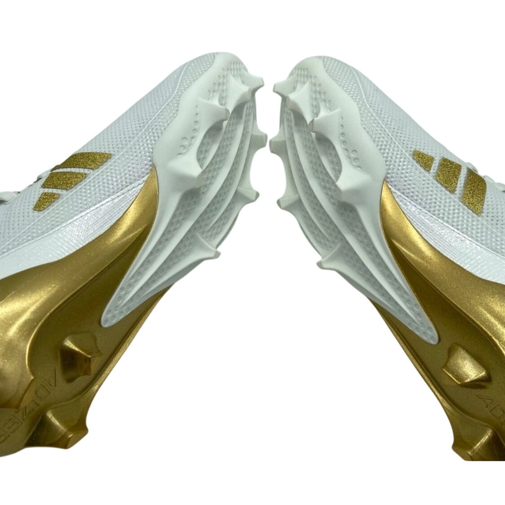 Adidas Adizero Electric+ Football Cleats White Gold IE3287 Men’s 11 New NWT
