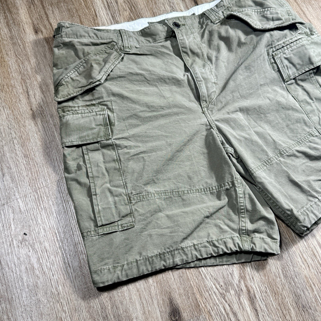Polo Ralph Lauren Surplus Utility Cargo Shorts Mens 36 Green Cotton Combat Y2K