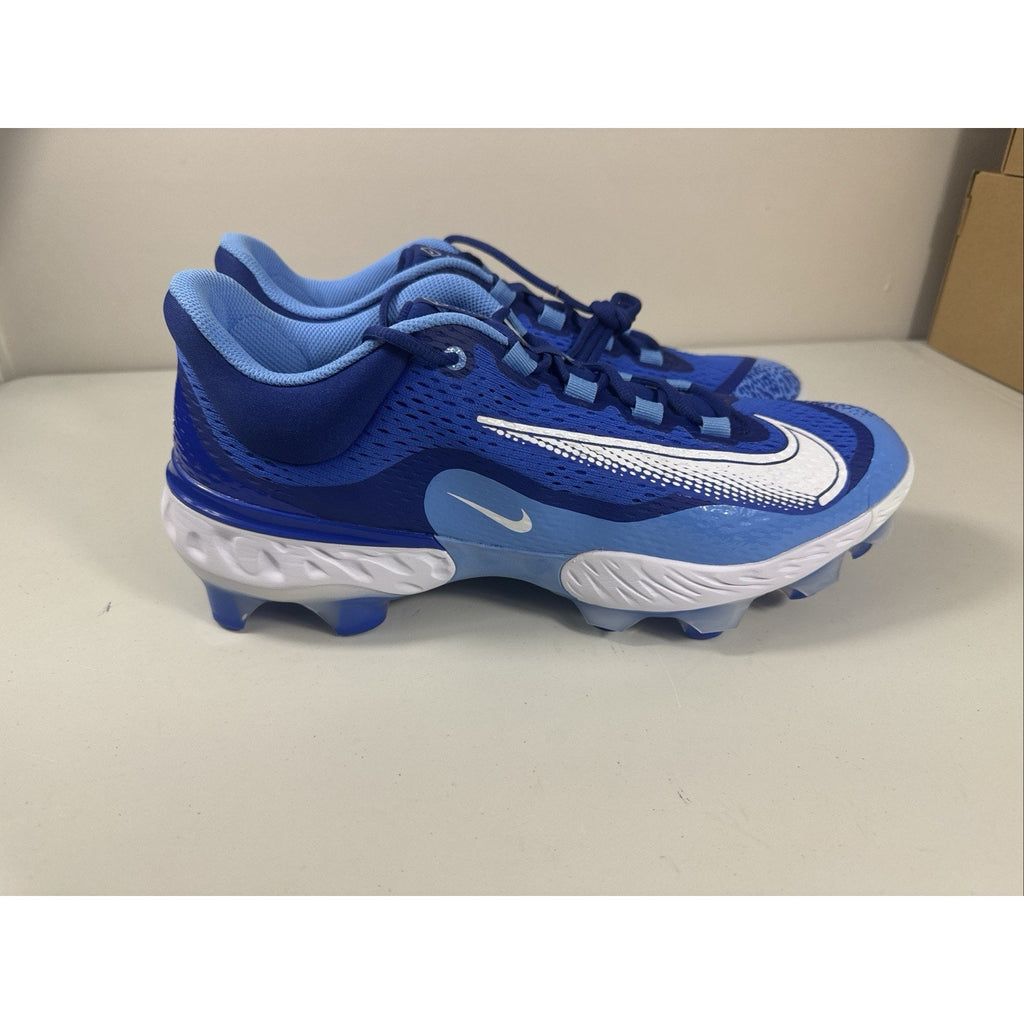 Nike React Vapor Ultrafly Pro MCS Baseball Cleats Blue White Sz 14 DX6962-416