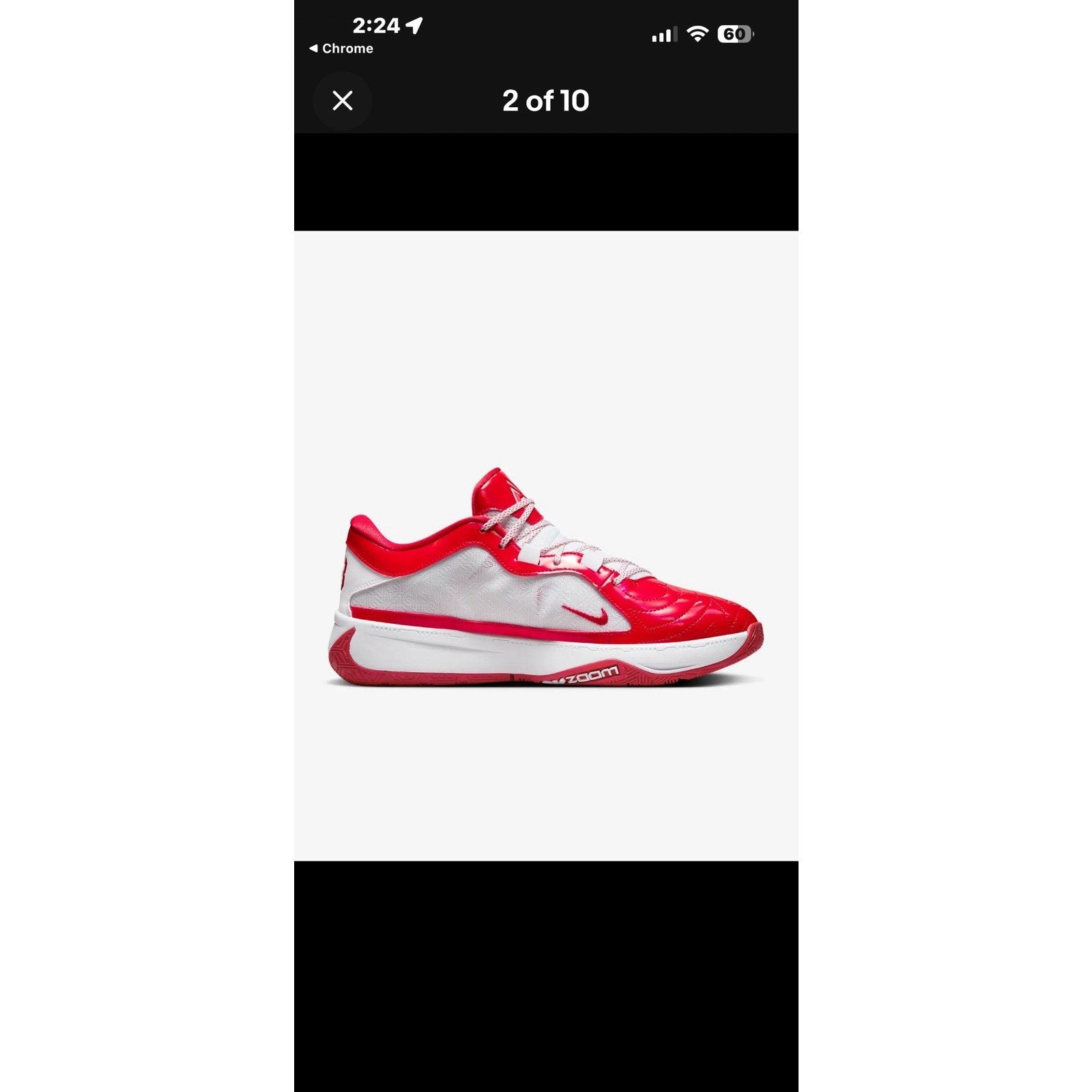 Nike Zoom Freak 5 All-Star Game 2024 Red White Sz 14 FV1933-600 Giannis