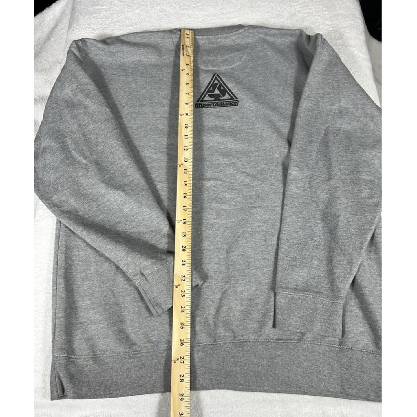 2006 Import Alliance Car Show Crewneck Sweatshirt Large Gray Comfort Wash Y2K