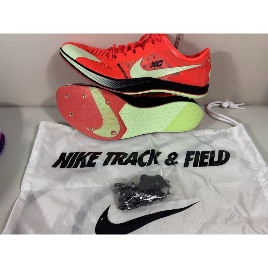 Nike ZoomX Dragonfly XC Cross Country Cleats Crimson Green DX7992-600 Size 10.5