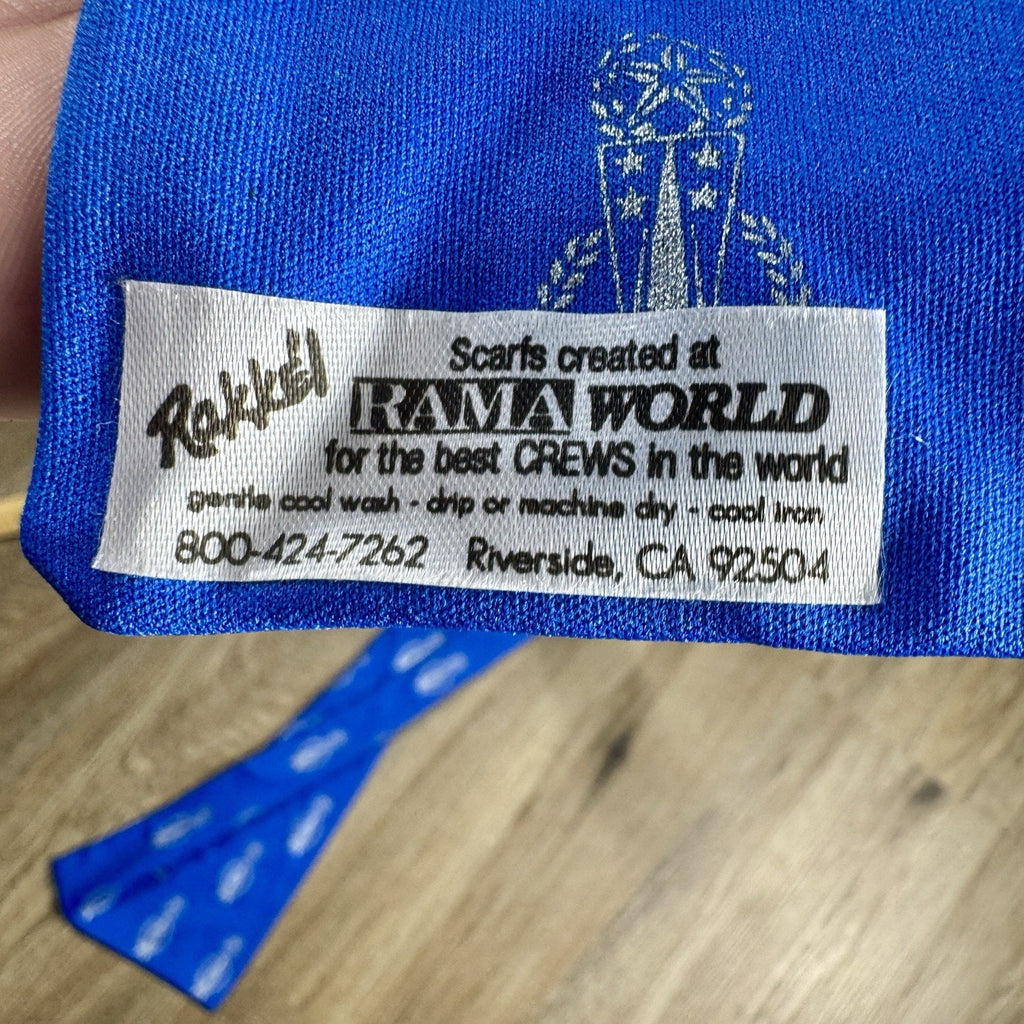 Vtg Rakkel RAMA World USAF Air Mobility Command AMC Flight Crew Scarf Made USA