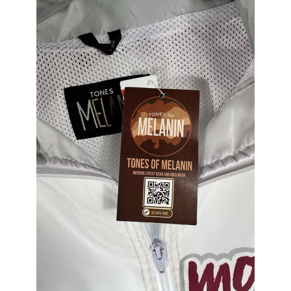 Tones of Melanin Morehouse College Windbreaker Jacket HBCU Gear Small NWT