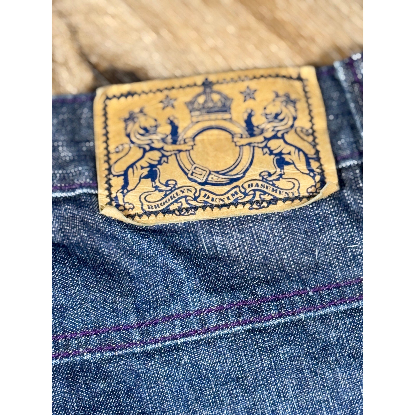 Brooklyn Basement Wide Leg Baggy Jeans Men’s 40x32 Dark Wash Y2K Skater Hip Hop
