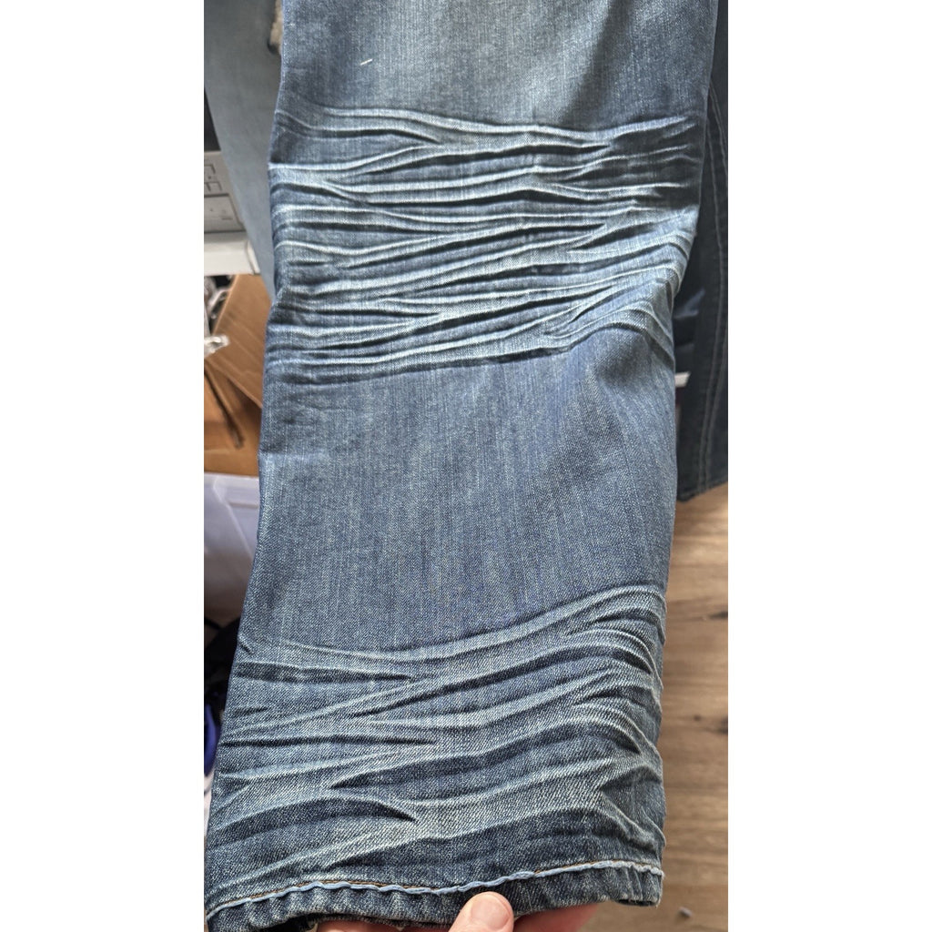 Y2K CStar by Ciano Farmer 905 Boot Cut Studded Embroidered Jeans Tag 50B 48x32