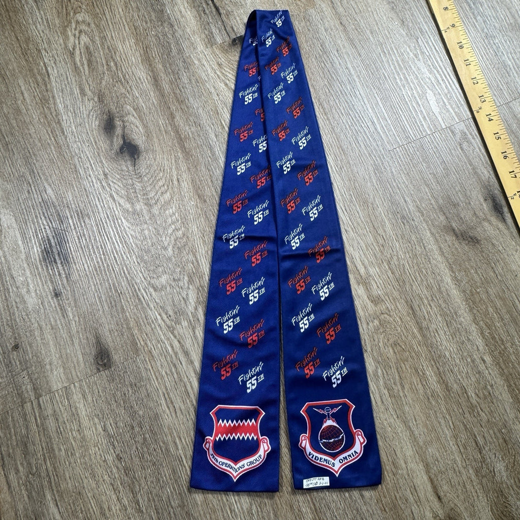 Air Force Pilot Scarf Rakkel Rama World 55th Operations Group Offutt AFB 2001