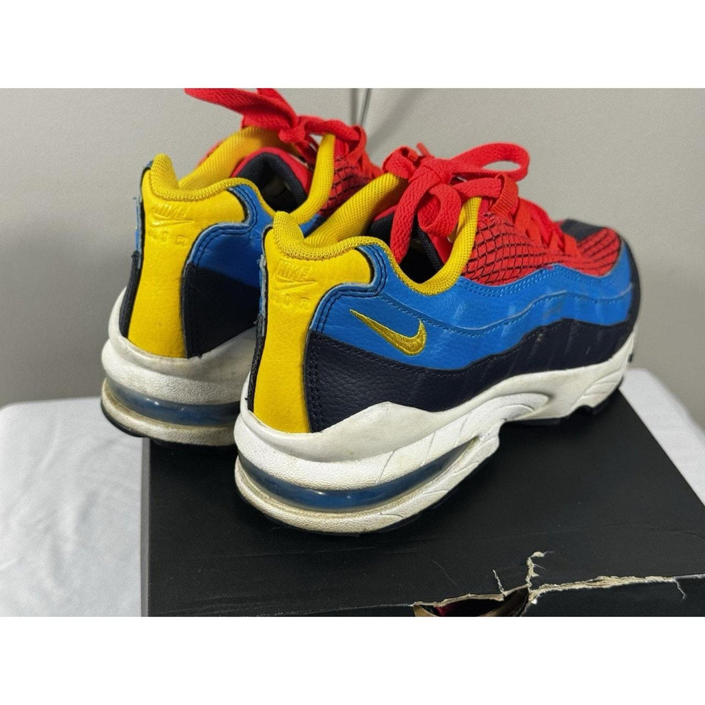 Nike Air Max 95 GS Crimson Blue Youth Sz 4.5Y AV2289-600 2018 Women's 6