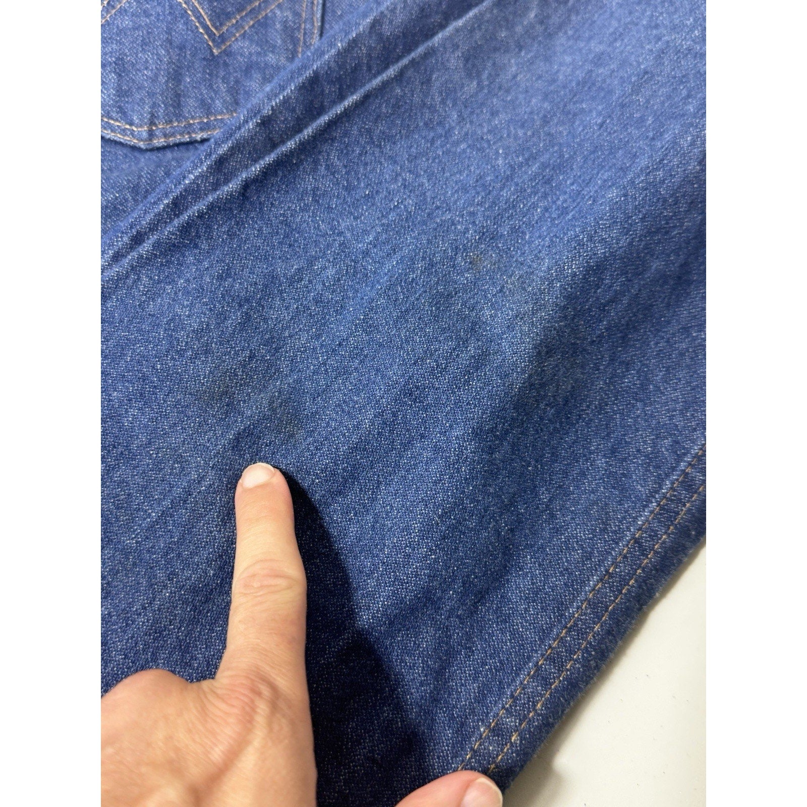 Wrangler 936NAV Cowboy Cut Slim Fit Jeans 34x32 Blue Western Denim