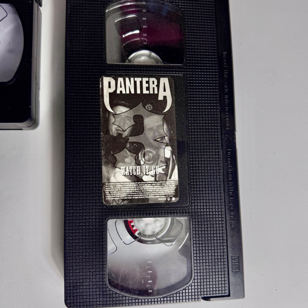 Pantera VHS Lot Vulgar Video Watch It Go 3 Cowboys From Hell Videos Metal 🎸🤘🏼