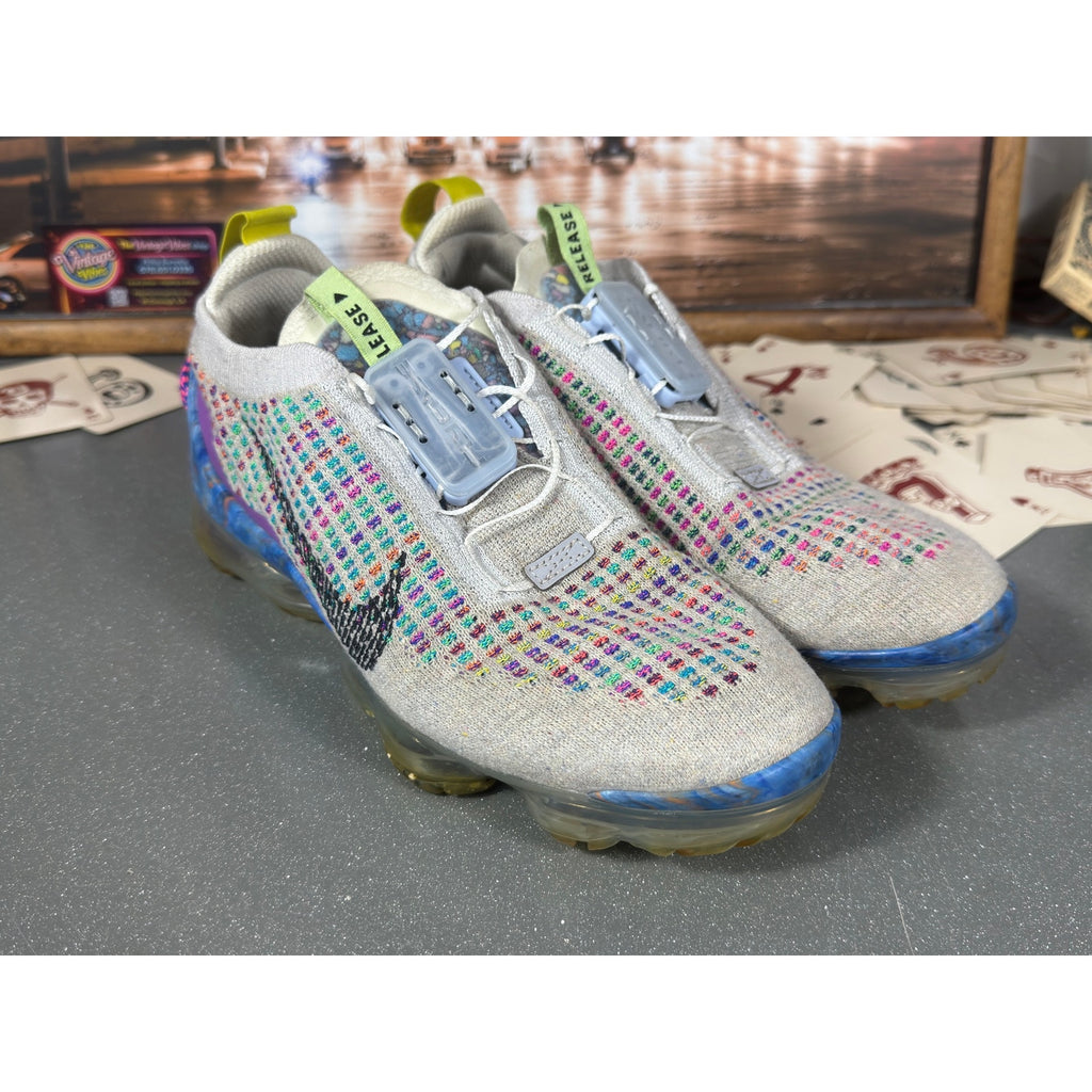 Nike Air VaporMax Flyease 2023 Multicolor Knit CJ6741-001 Men 7.5 Running Shoes