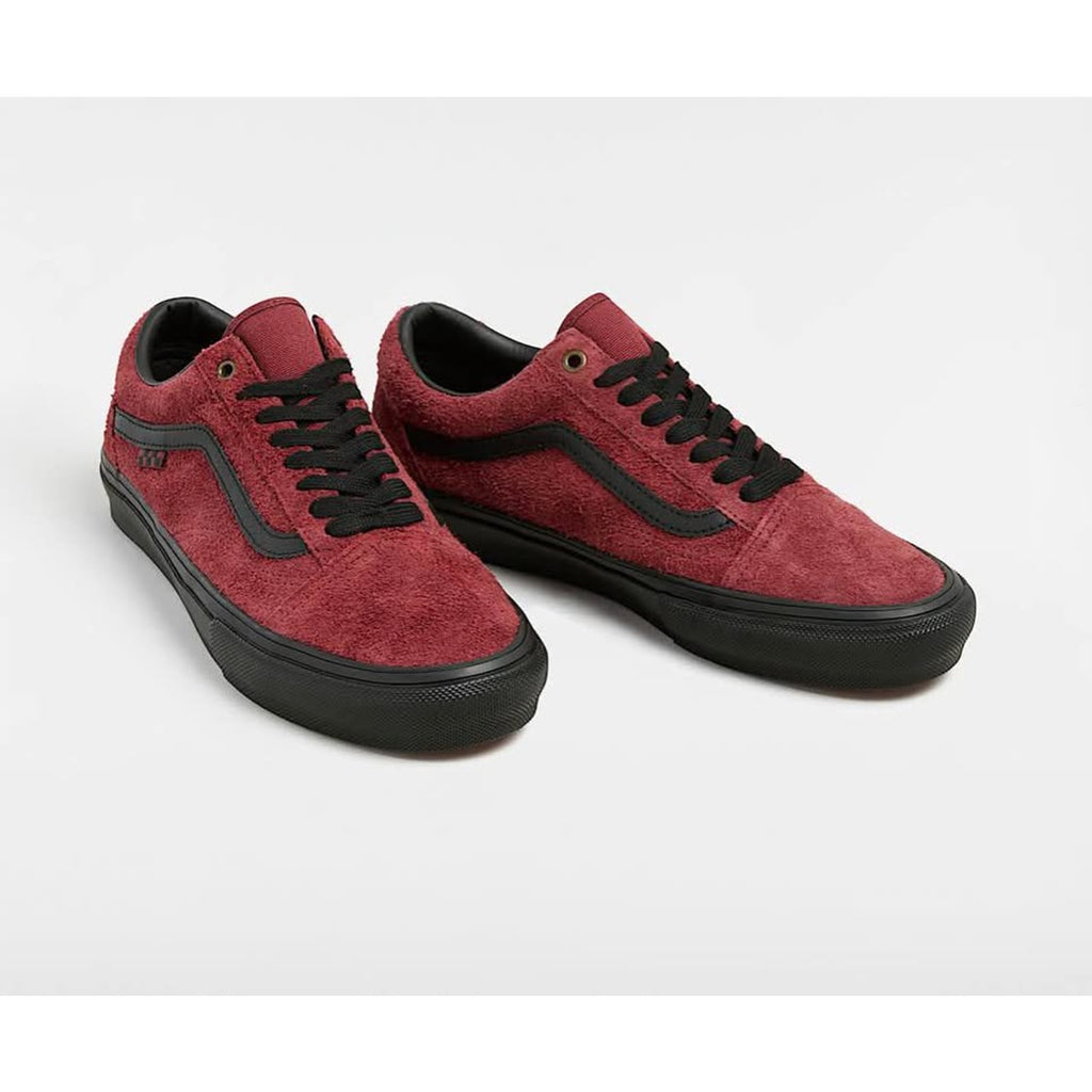 Vans Skate Old Skool Hairy Suede Burgundy White Men’s 6 Women’s 7.5 VN0A2Z32KGD New