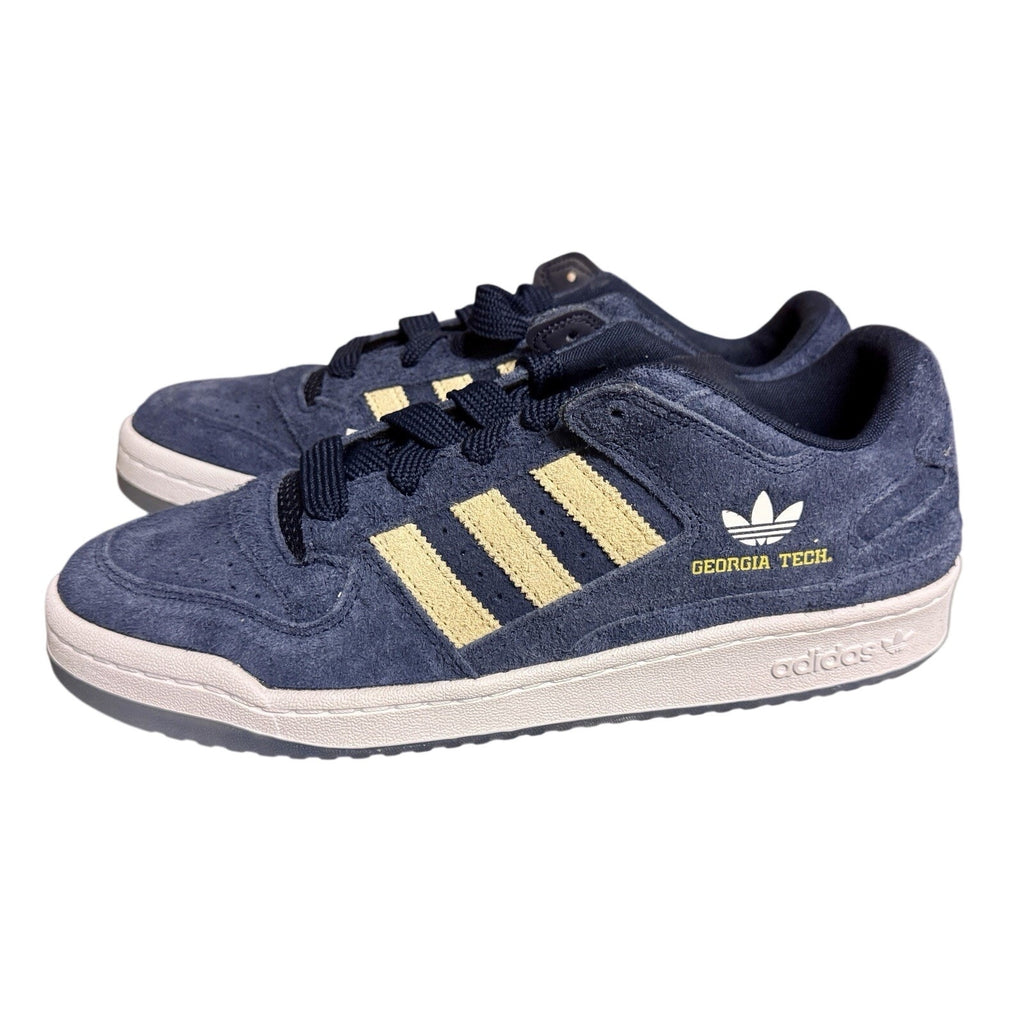 adidas Forum Low CL NCAA Georgia Tech Yellow Jackets HQ7477 Men's 15 Navy Gold