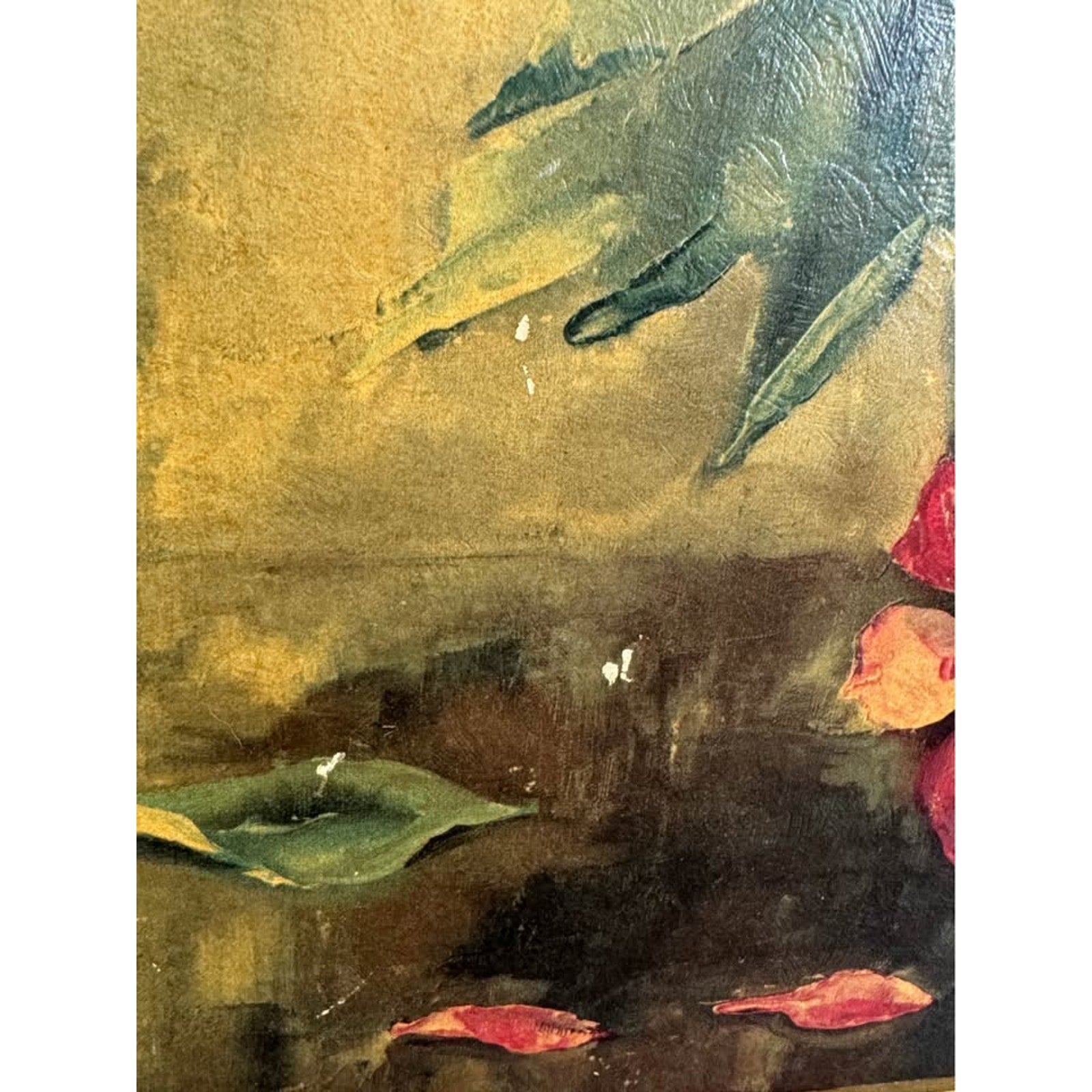 Ann Cochran Summer Splendor 1944 Oil Painting Floral Still Life Framed TV Prop