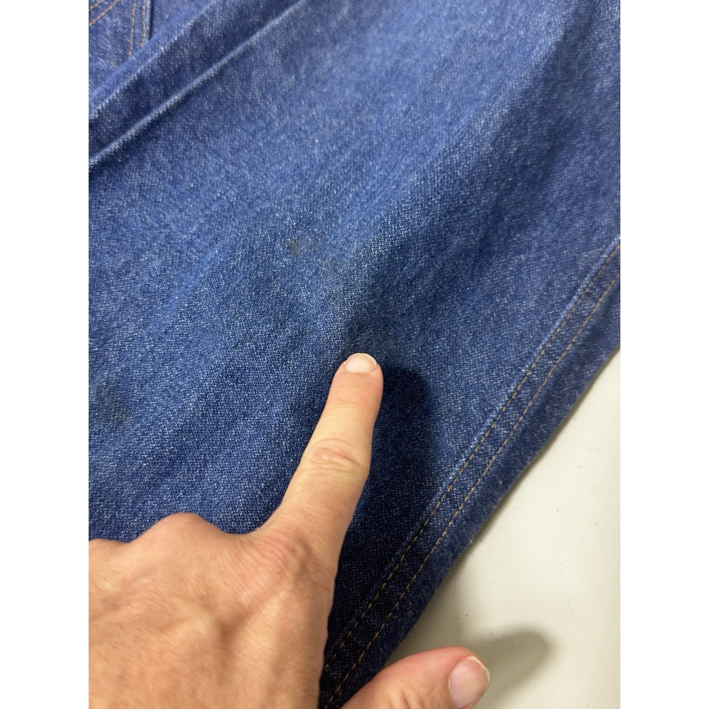 Wrangler 936NAV Cowboy Cut Slim Fit Jeans 34x32 Blue Western Denim