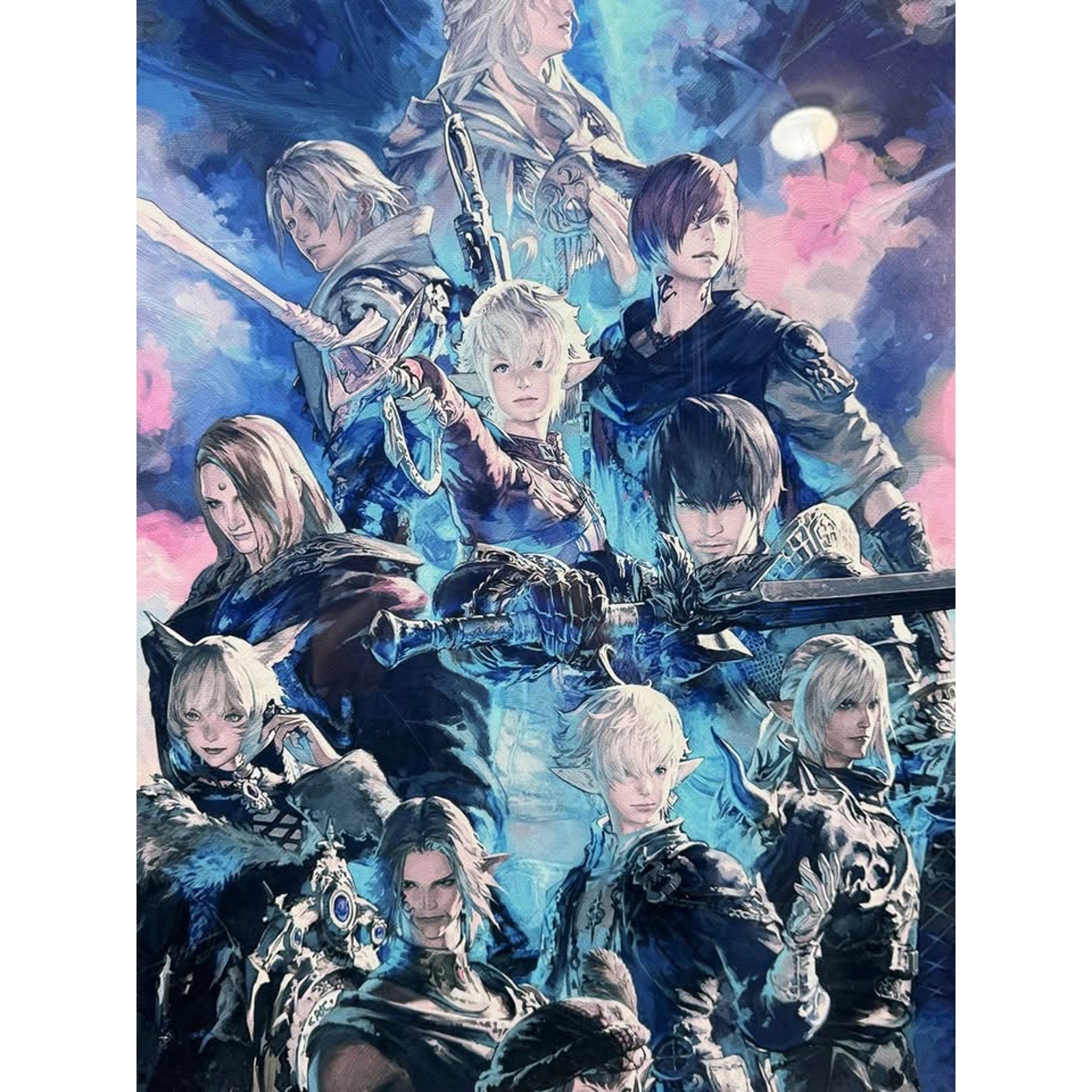 Final Fantasy XIV Endwalker Framed Poster / Wall Art 27x39 Large Gaming Decor
