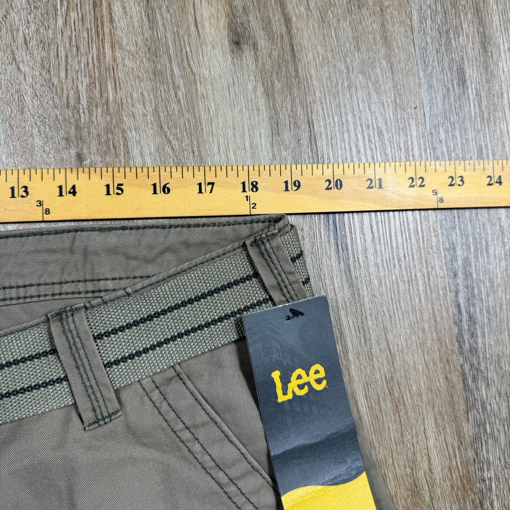 Lee Legendary Wyoming Cargo Shorts Mens 40 Gray NWT Utility Workwear Belted