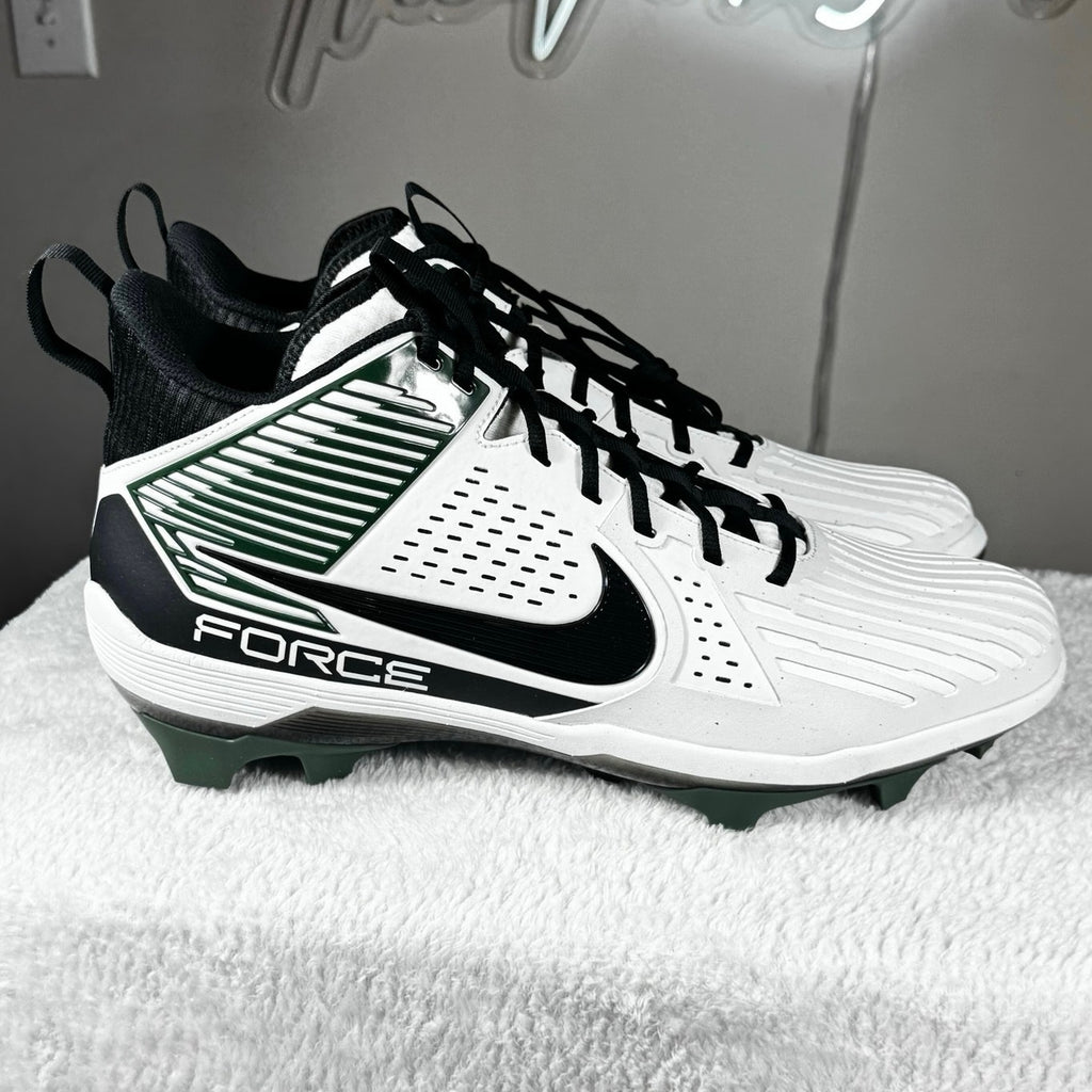 Nike Force Savage Pro 3 Lineman Football Cleats White Black Green DA5453-112 14