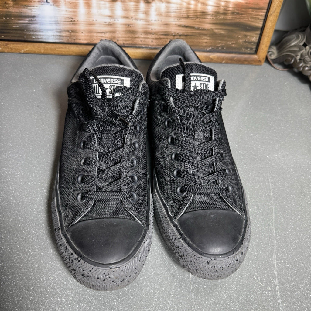 Converse All Star Low 160297C Triple Black Gray Speckled Sneakers Men’s 9.5